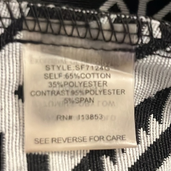 Pixley Business Career Skirt Size XL Black Gray Aztec - Picture 5 of 7